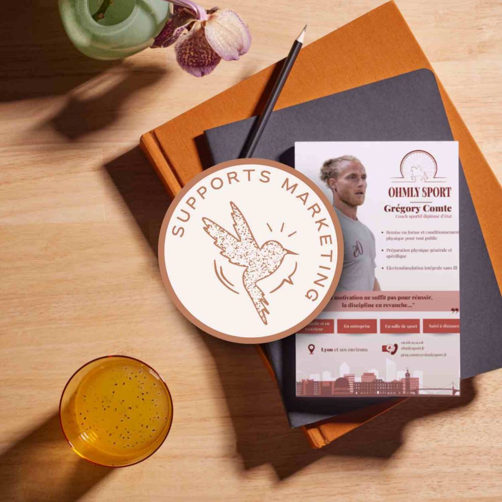 création de supports marketing agence lucile aime lyon