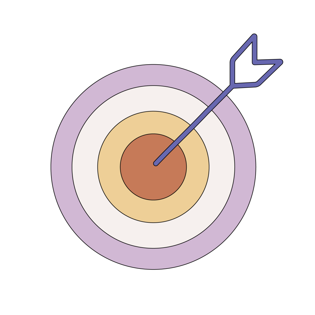 icone cible stratégie de communication cible